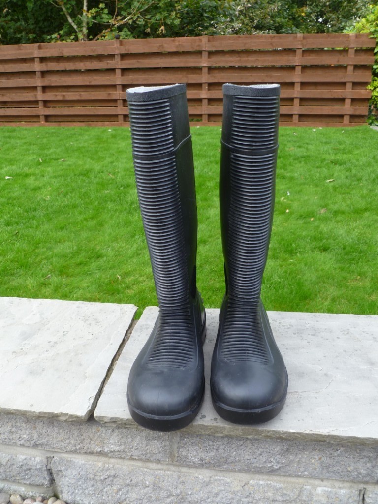 steel toe cap wellies size 5